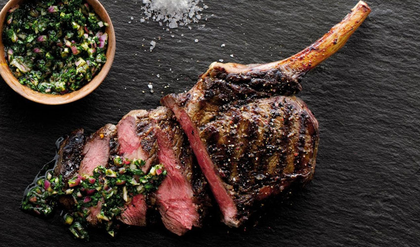 Costilla de cerdo cocinada